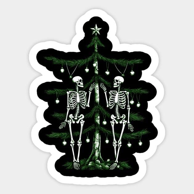 Creepy Christmas Sticker by Nighttimepod